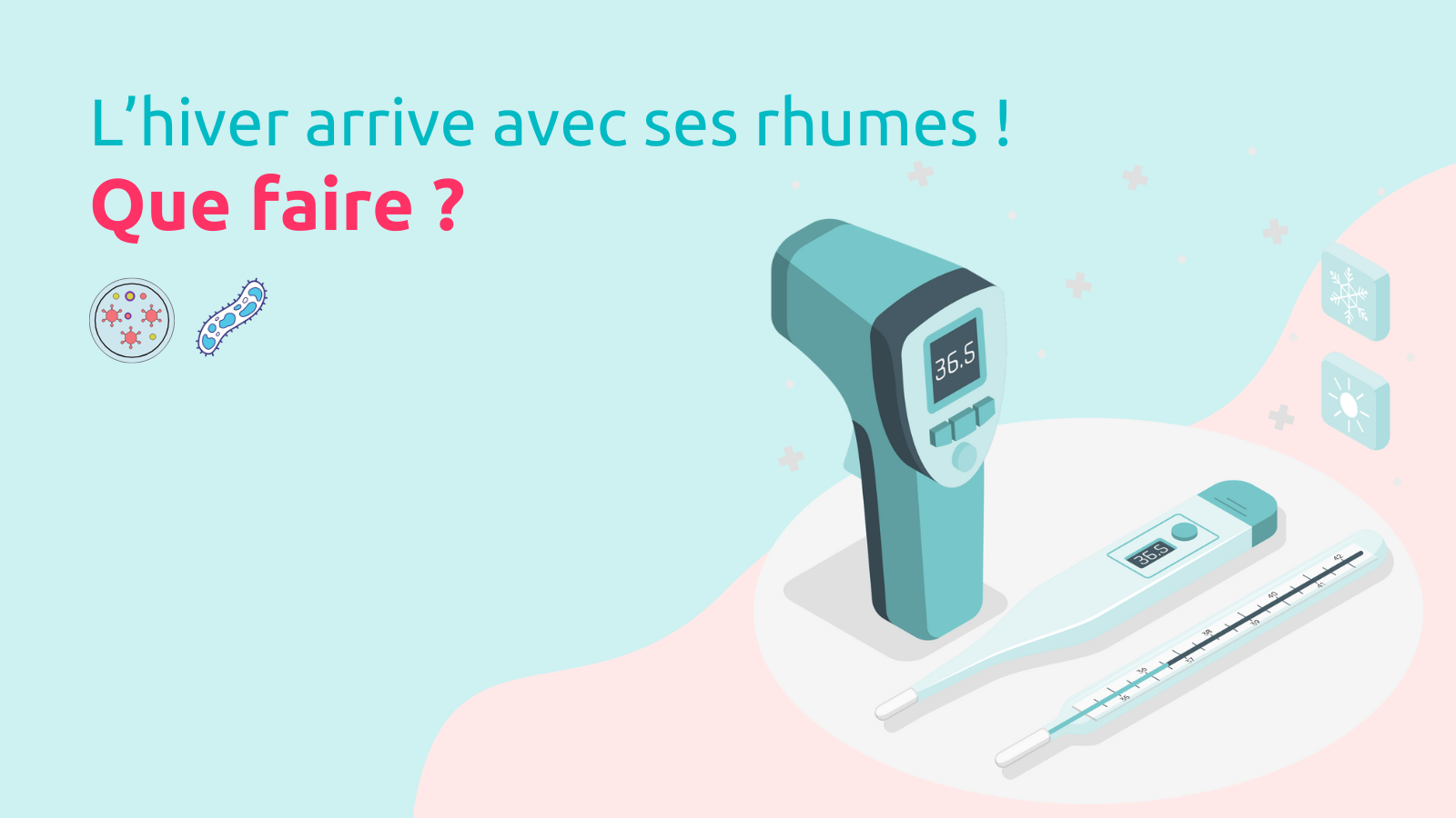 L’hiver arrive avec ses rhumes ! que faire?