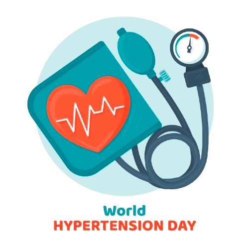 Hypertension day avec un stéthoscope.