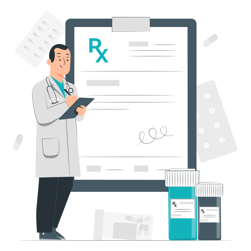 Prescription médicale pour lutter contre les maladies.