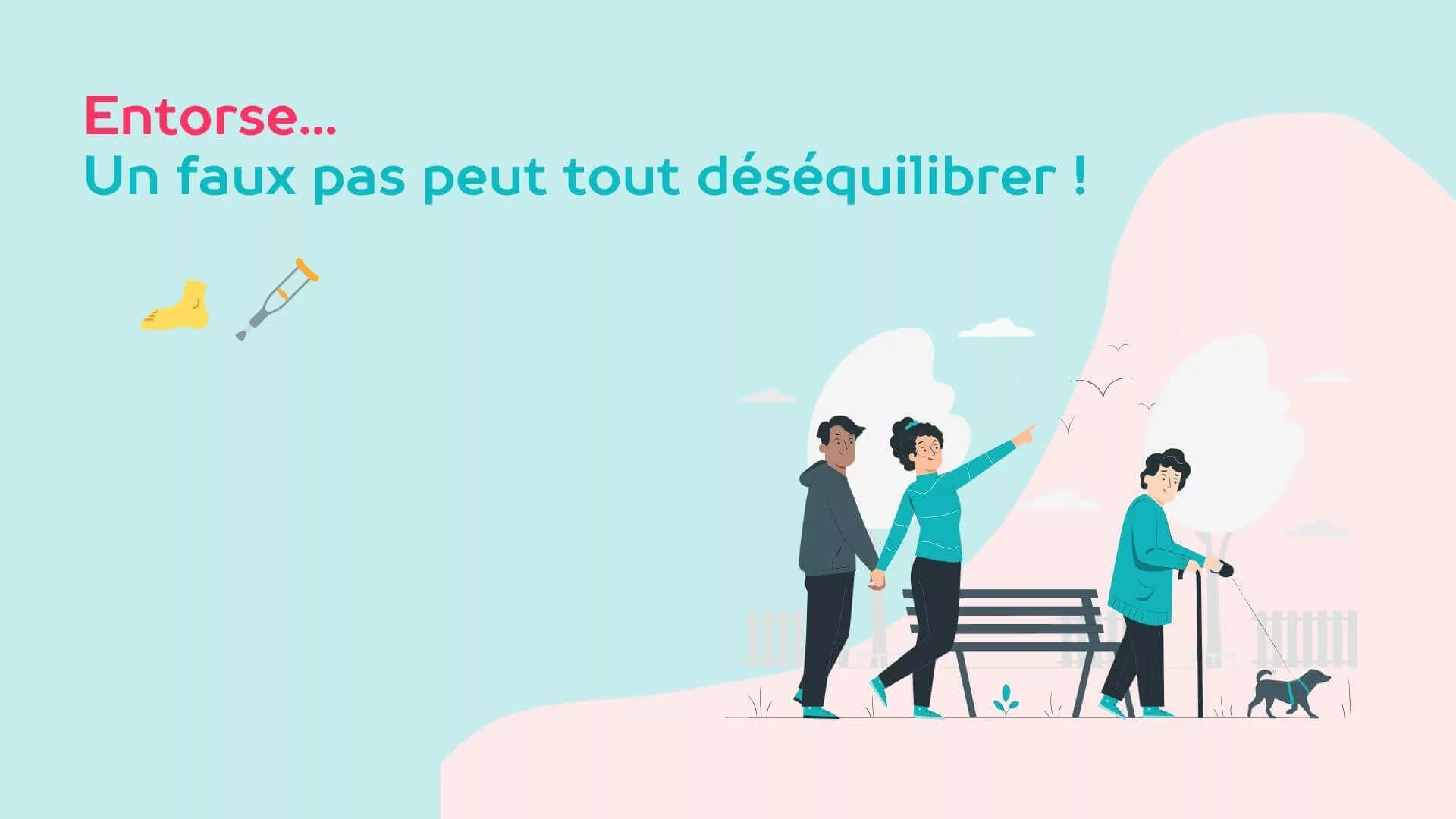 Entorse de la cheville, un faux pas peut tout déséquilibrer !